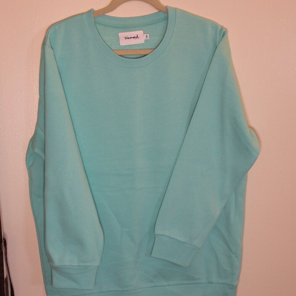 Diamond Supply Co. | Tiffany Blue | Crewneck Sweater (Size XL)